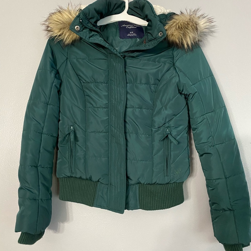 America Eagle winter hooded jacket